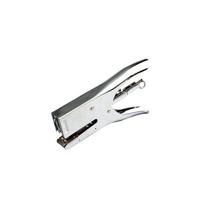 Office silver 25 sheets hand held plier metal stapler